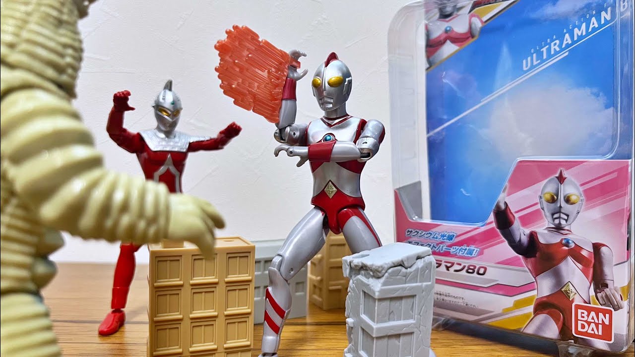 80 is born!] Ultra Action Figure Ultraman 80 Review - YouTube