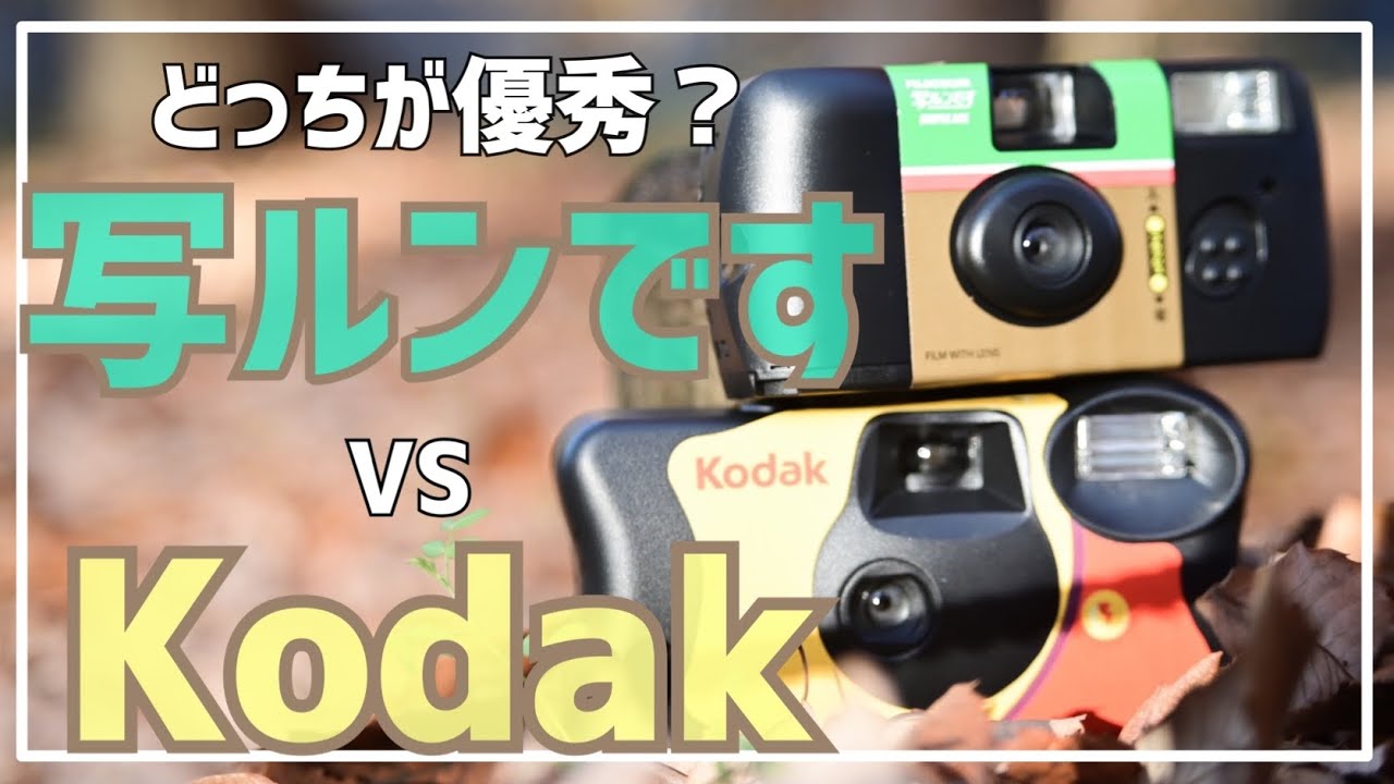 写ルンです】どっちが優秀？王道インスタントカメラを撮り比べ