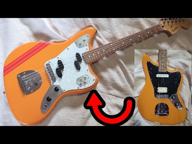 Modifying a fender player jaguar with electric xii pickups 22種類