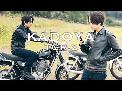 KADOYA TCR-2】この革ジャンは買って良かった - YouTube
