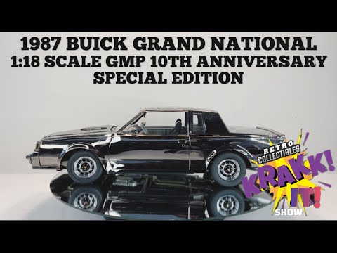 1987 Buick Grand National 1:18 Scale GMP 10th Anniversary Special