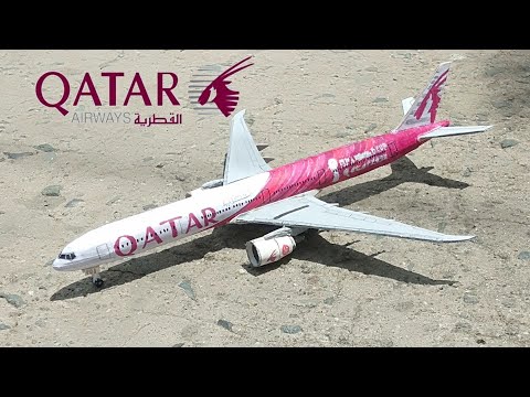 Handmade Qatar Airways Boeing 777-300ER (FIFA WORLD CUP 2022