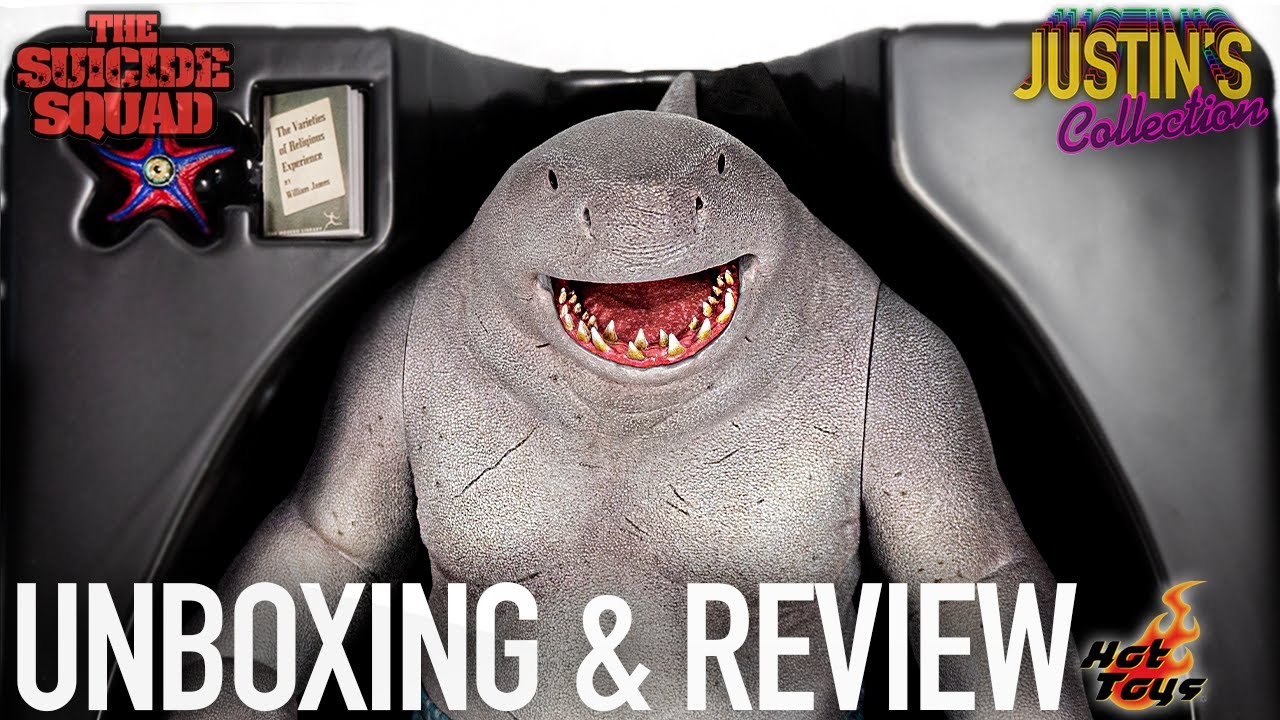 Hot Toys King Shark The Suicide Squad Power Pose Unboxing & Review