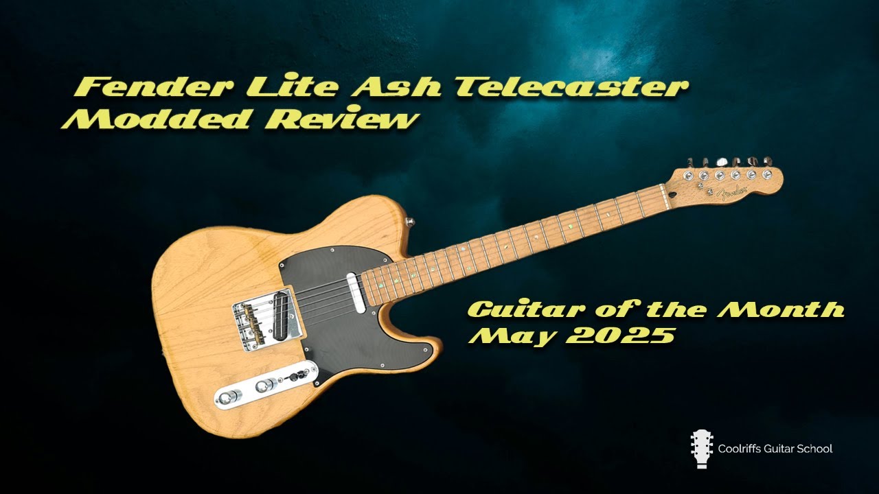 Fender Lite Ash Telecaster Modded, Guitar of the Month May 2025