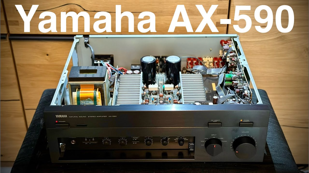 Yamaha AX-590 Integrated Stereo Amplifier Demo - YouTube