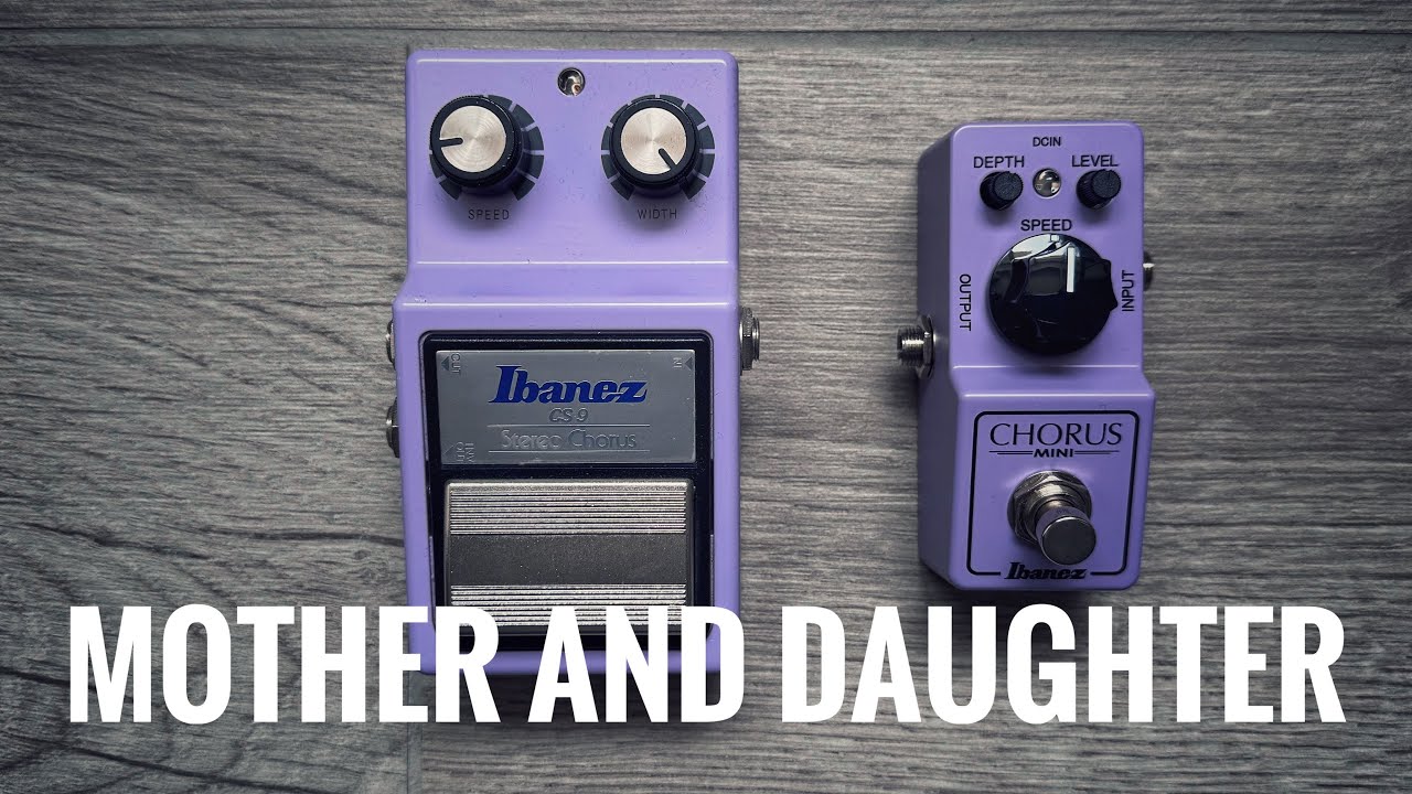 Ibanez CS-9 Chorus エフェクター 紫色 The sea of music: Ibanez CS-9