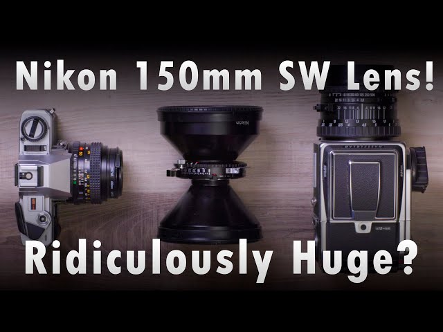 レア！！ニコンニッコール-SW 150mm 1:8 ジナーボード付 8×10
