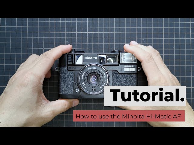 How to use the Minolta Hi-Matic AF - YouTube