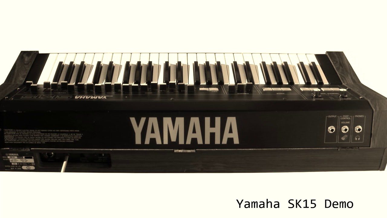 Yamaha SK15 DEMO - YouTube