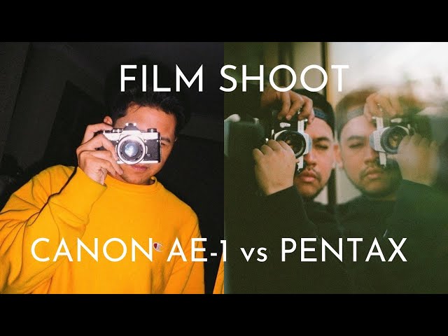 KODAK FILM STREET SHOOT/Pentax Spotmatic F VS Canon AE-1 - YouTube