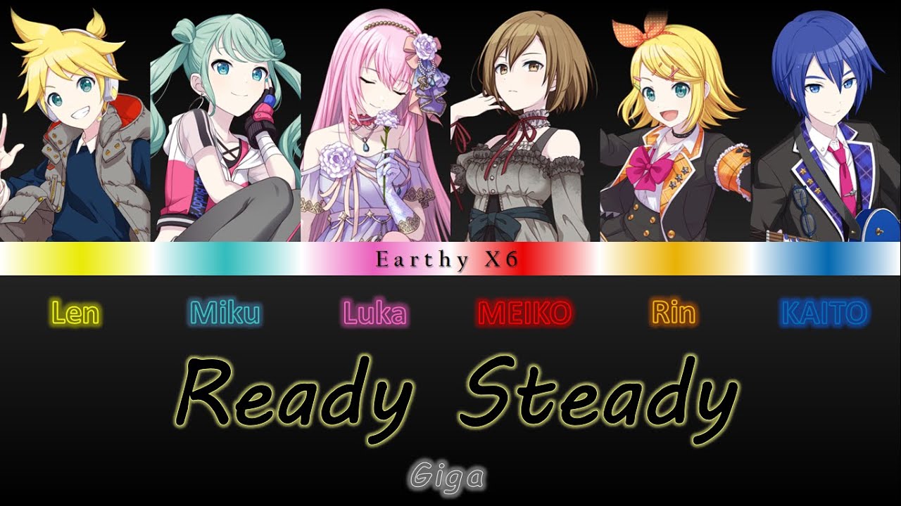 Giga - Ready Steady - VOCALOID x6 (cover) - YouTube