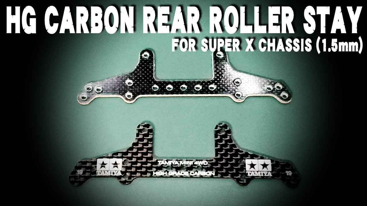 mini4wd】穴の数を減らしてさらなる強度が増した！！スーパーXシャーシ