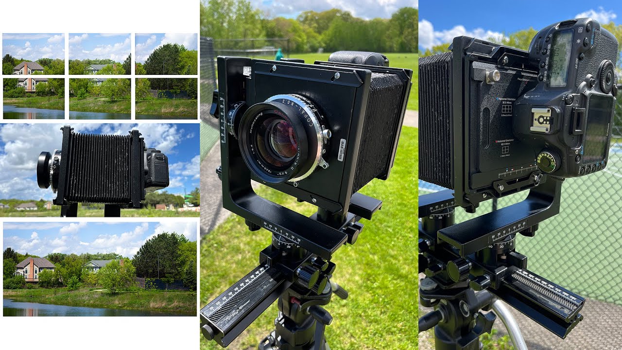 Pro Shift/Stitch Adapter - Canon RF Cameras to 4x5 View Cameras