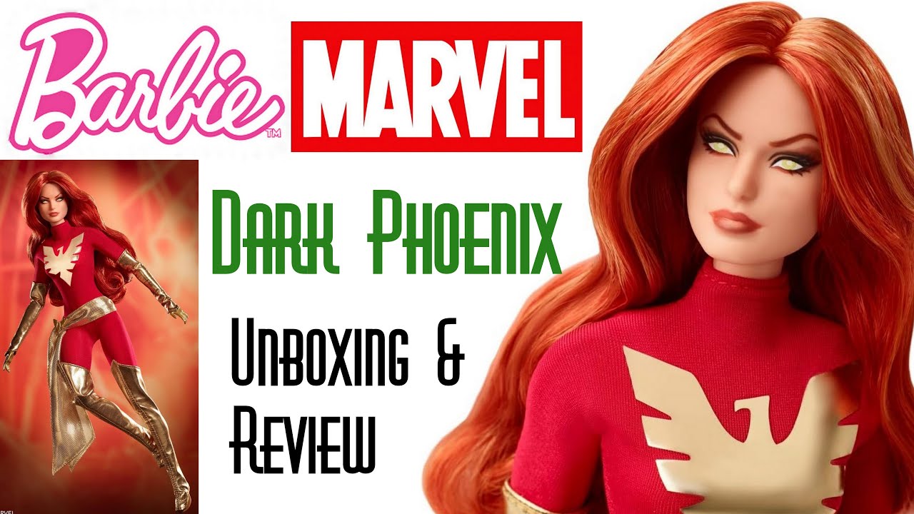 🔥 BARBIE SIGNATURE DARK PHOENIX MARVEL COMICS 👑 EDMOND'S