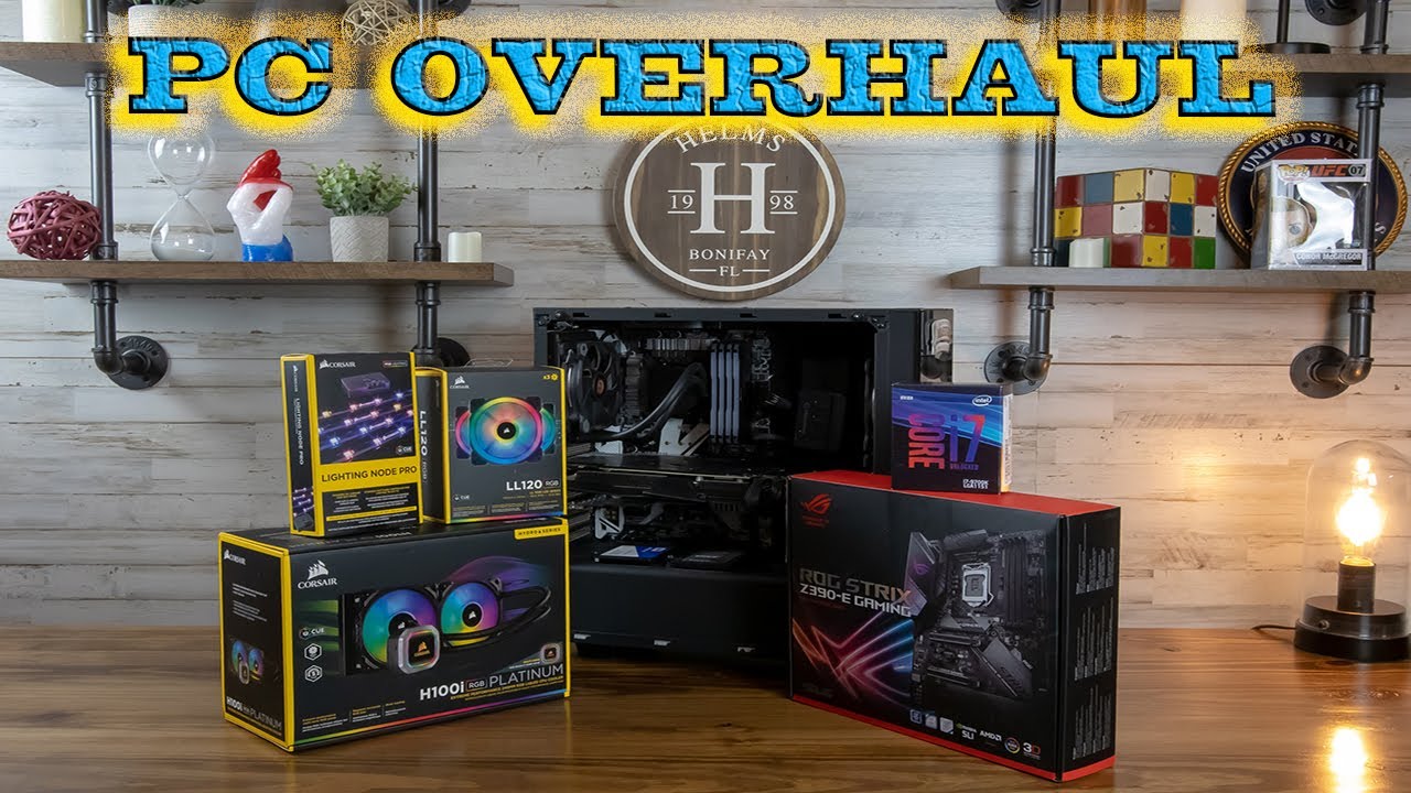 CORSAIR OVERHAUL BUILD | INTEL i7 9700k WITH STRIX Z390 - YouTube