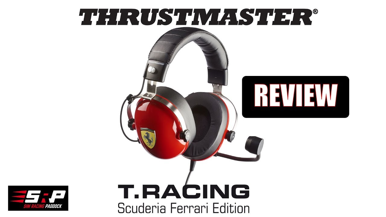 Thrustmaster T.Racing Scuderia Ferrari Headset Review - YouTube