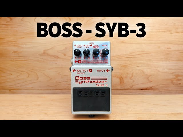 BOSS - SYB-3 Bass Synthesizer - YouTube