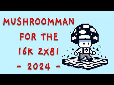 MushroomMan - A brand new puzzle game arrives on the ZX81 - YouTube