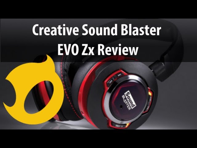 Review: Creative SoundBlaster Evo ZX Gaming Headset - YouTube