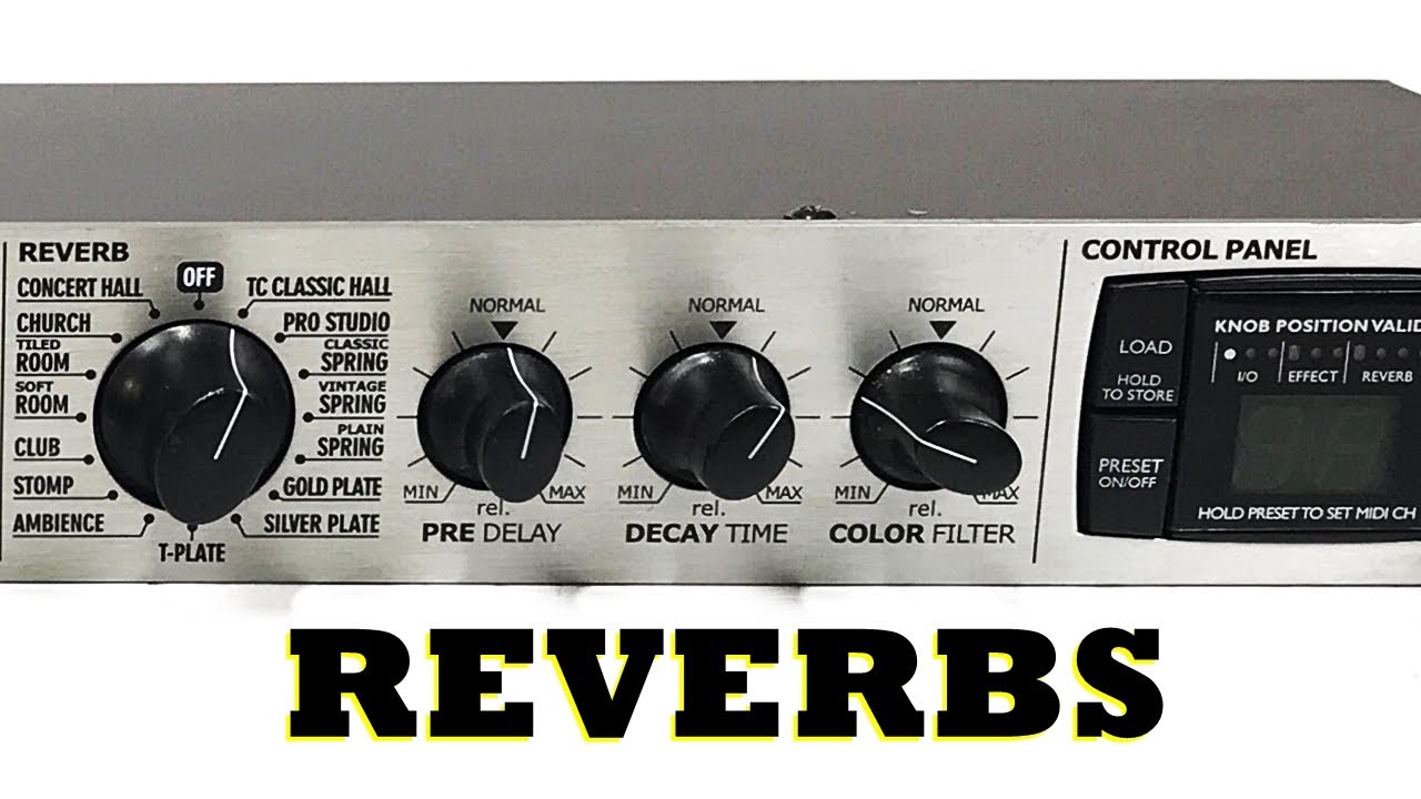 TC ELECTRONIC G-SHARP - REVERBS - YouTube