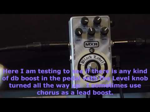 MXR ZW-38 Zakk Wylde Signature Black Label Chorus Pedal - YouTube