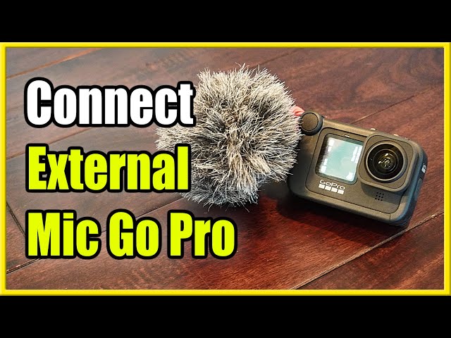 How to Connect External Microphone on Go Pro Hero 9 with MEDIA MOD