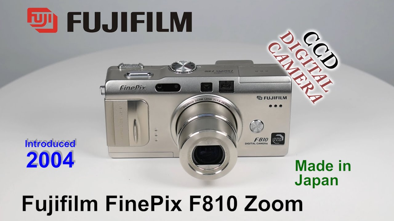 2004 Fujifilm FinePix F810 Zoom - CCD Digital Camera - YouTube