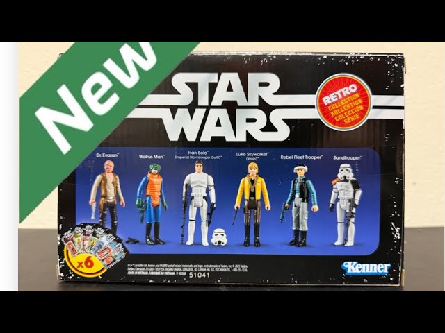 Star Wars Retro Collection A New Hope 6 figure Figure Multipack