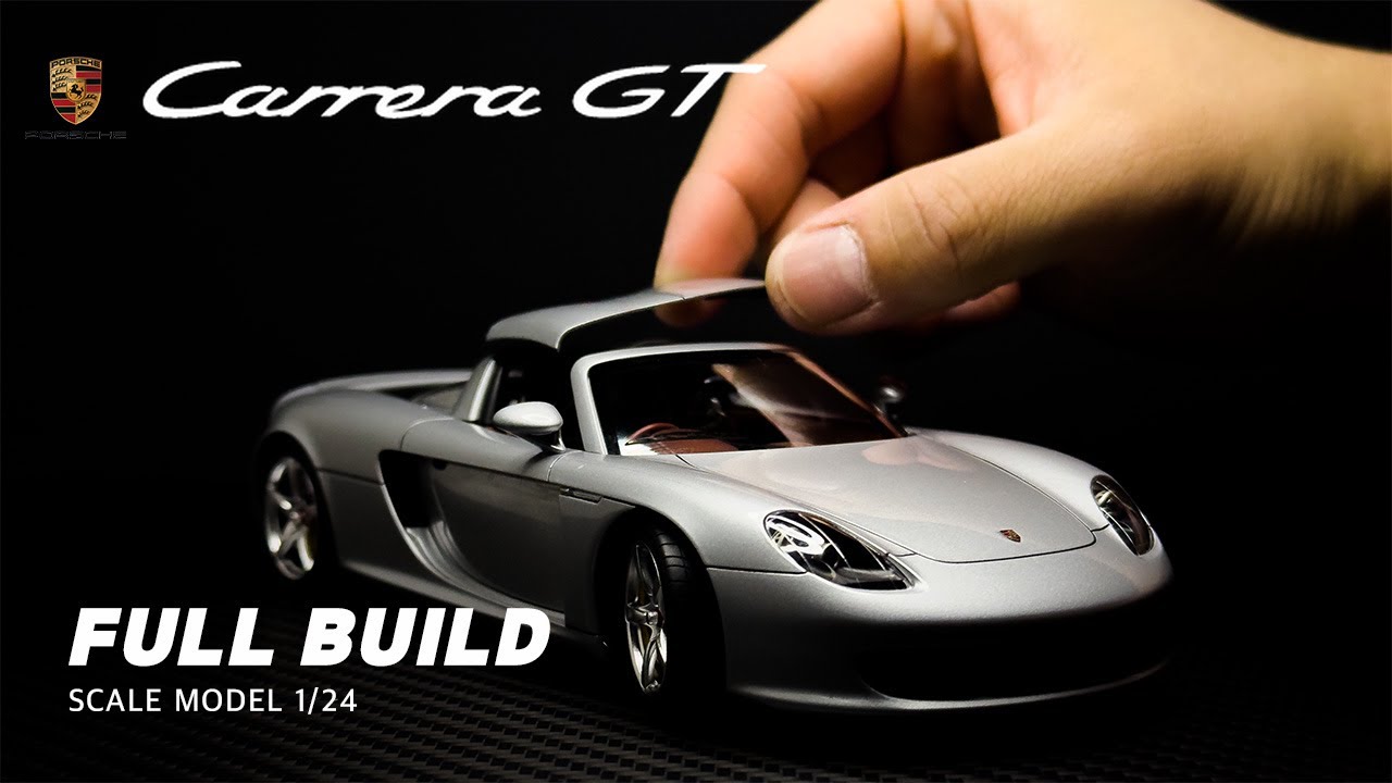 Full build] - Porsche Carrera GT Car Model 1/24 (TAMIYA) - YouTube
