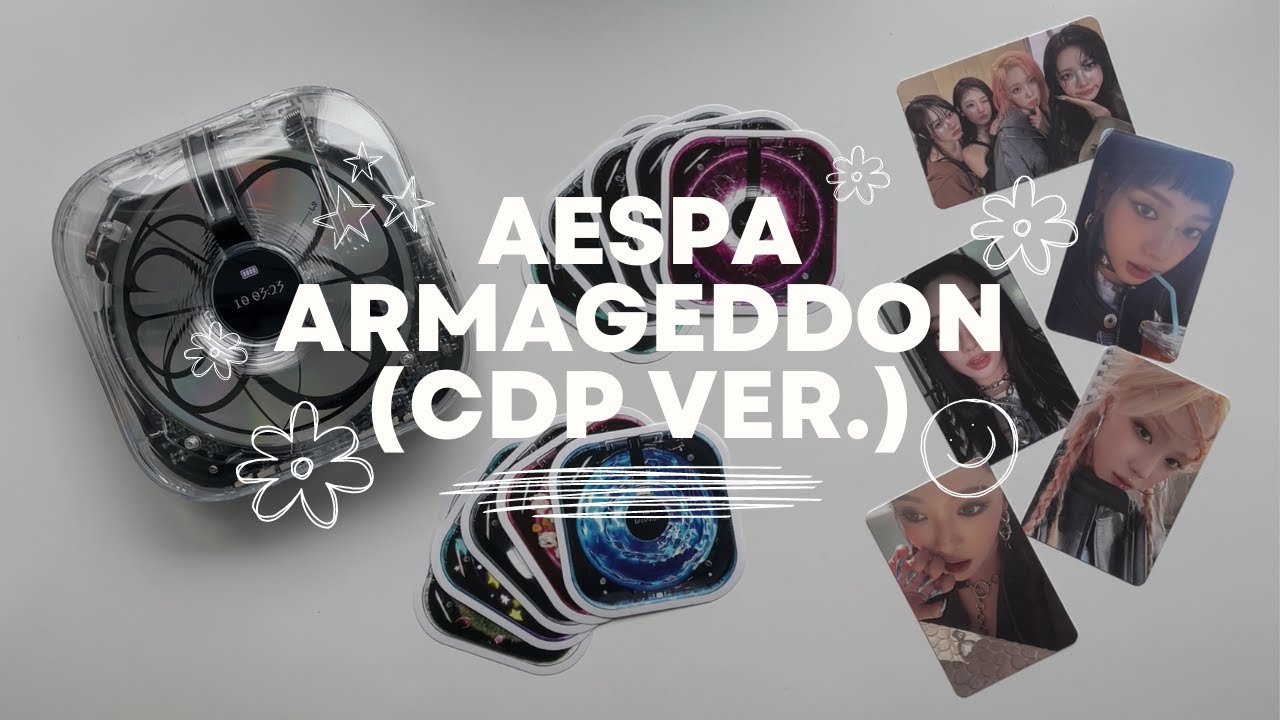 aespa Armageddon CDP アルバム プレイヤー グッズ MD aespa