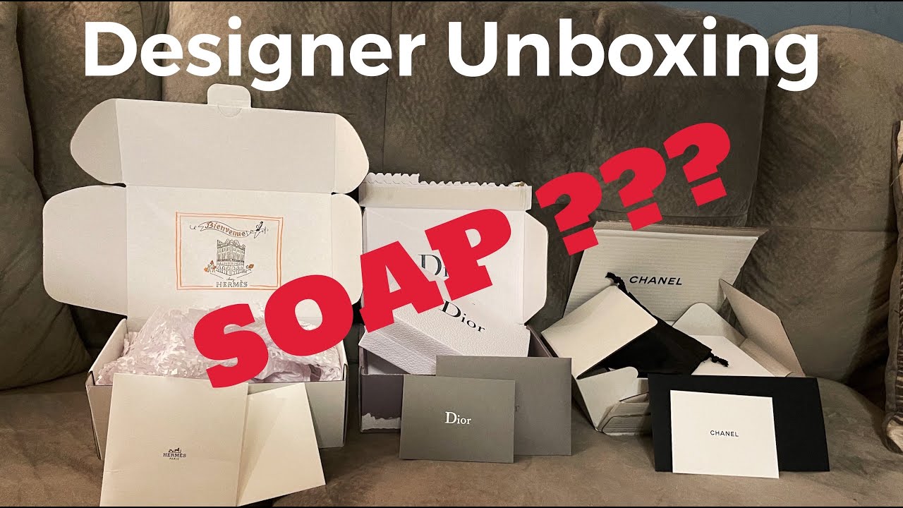 Unboxing & Comparing Designer SOAP!!! Chanel Dior Hermes (Part 1