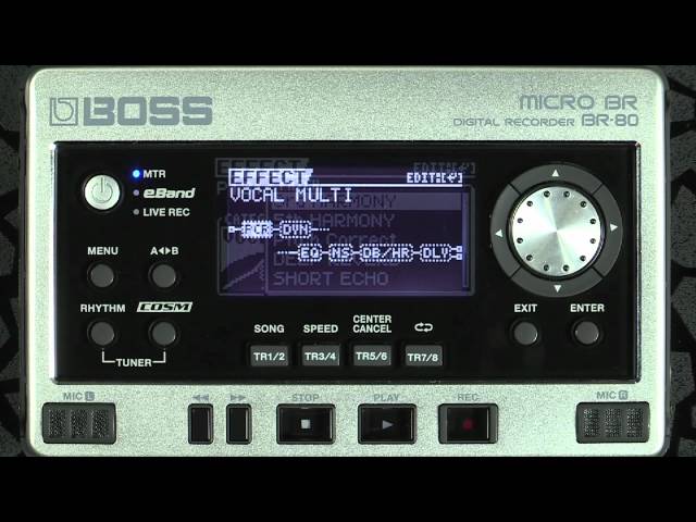 BOSS BR-80 Gravador Digital - Vídeo de Lançamento. - YouTube