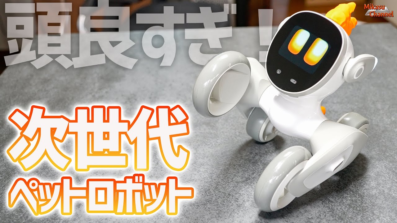 ペットロボット】チャットGPT連携で遠隔みまもり防犯カメラにもなる