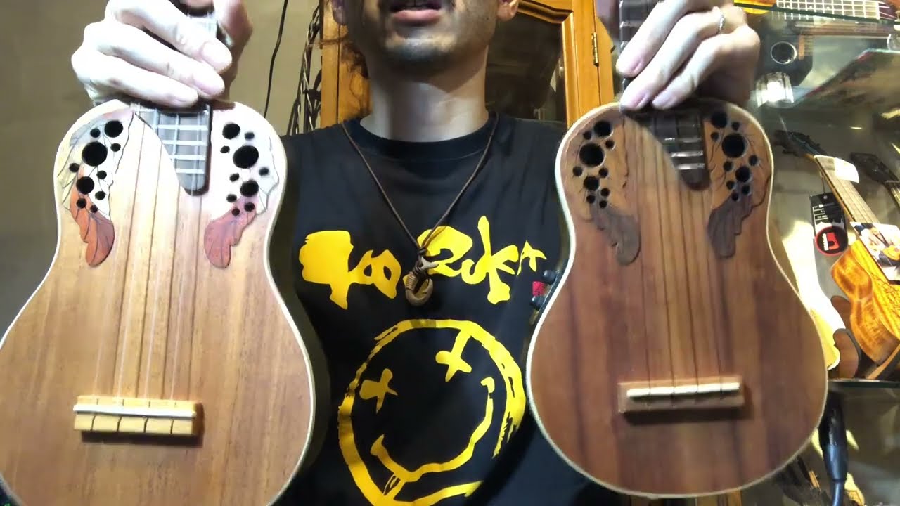 Applause by Ovation UA20-4K UAE20-4K 比較レビュー - YouTube