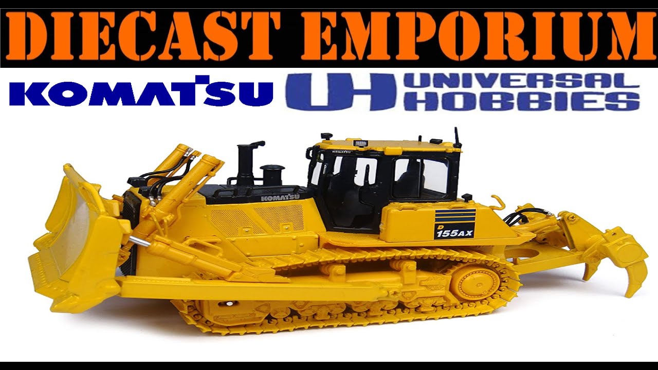 KOMATSU D155AX-7 ミニカー 1:50スケール KOMATSU D155AX-7 ミニカー 1