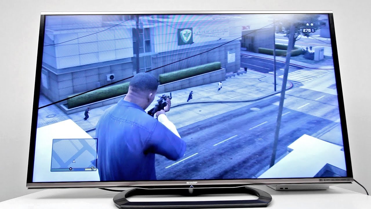 A big TV that's good for gaming? (Sharp 60-inch LC-60LE857U