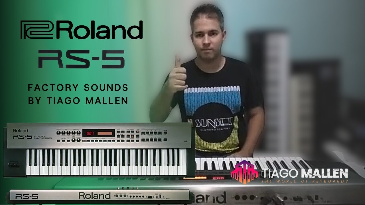 Roland RS-5 64 voice synth demo and direct recording - YouTube