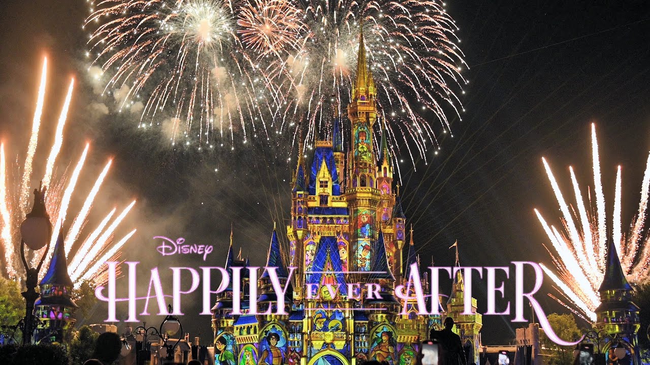 Disney's Happily Ever After - Magic Kingdom Fireworks 4K - YouTube