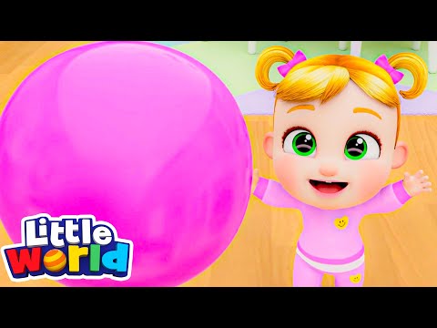 Pop! Goes the Balloon 🎈 | Little Angel And Friends Kid Songs