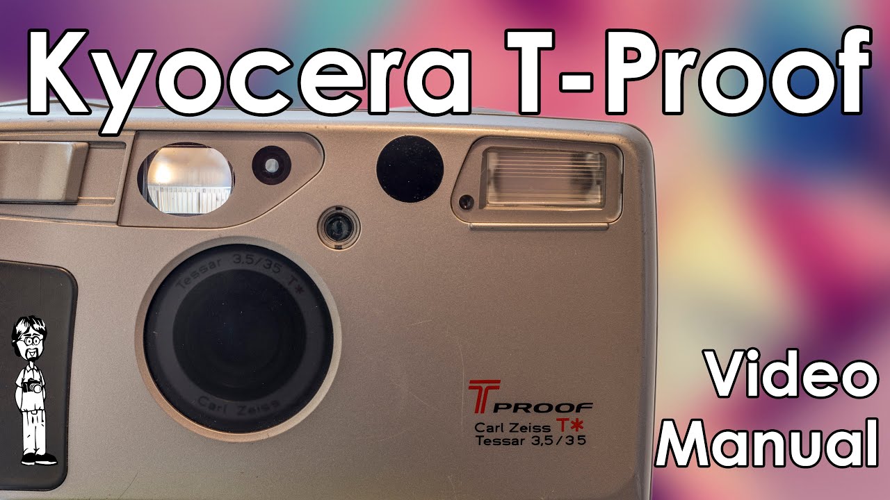 Kyocera T-Proof (Yashica T5) Video Manual: Load Film, Modes