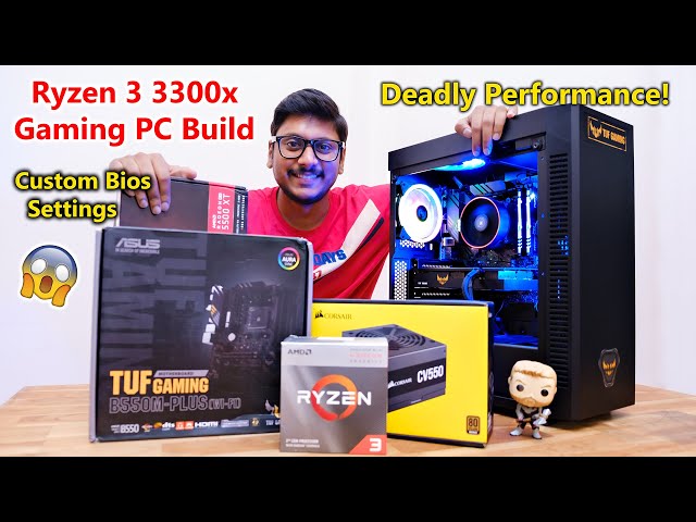 Ryzen 3 3300x Full AMD Gaming PC Build Deadly Performance for