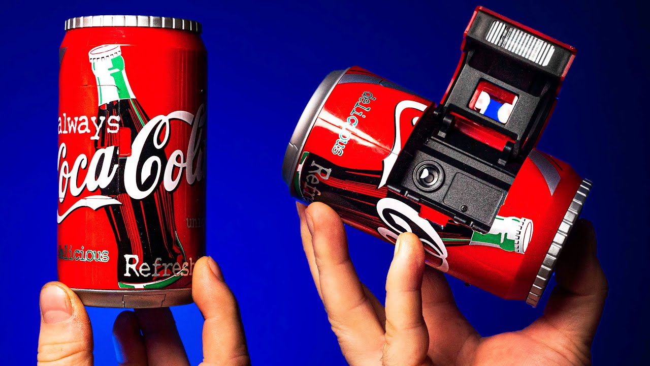 コカ・コーラ 缶スタイルカメラ-can style camera - YouTube