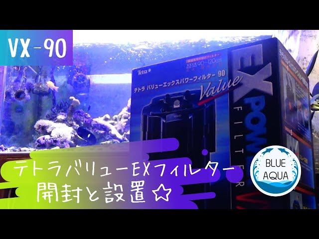 テトラバリューEXフィルター VX-90をセッティング - Tetra Value EX