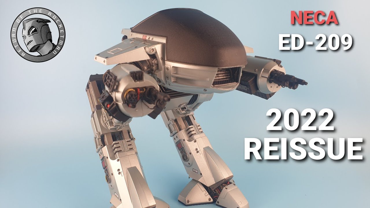 neca 2022 reissue Ed-209 action figure unboxing review - YouTube