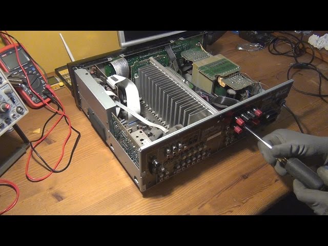Yamaha AV Receiver Teardown, Troubleshooting and Salvage - YouTube