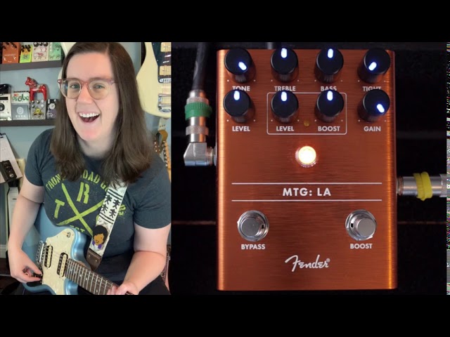 Fender MTG: LA Tube Distortion on Guitar, Baritone, and Bass - YouTube