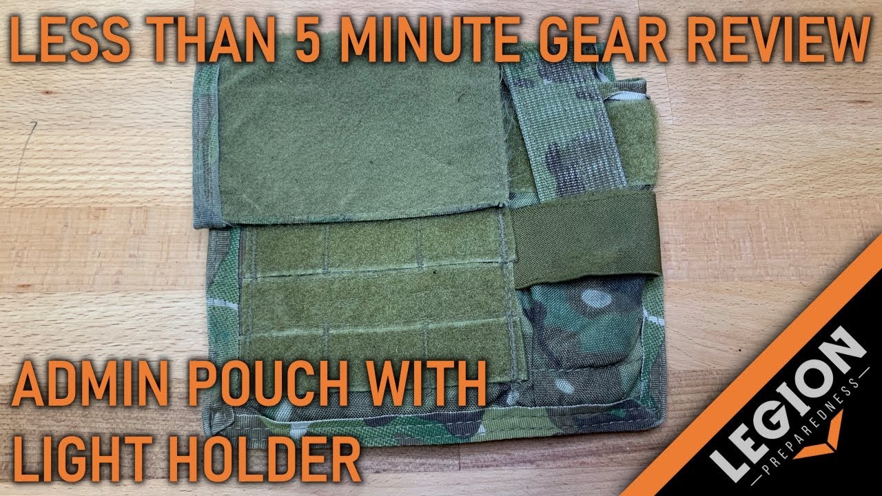 Eagle Industries Admin Pouch With Light Holder - YouTube