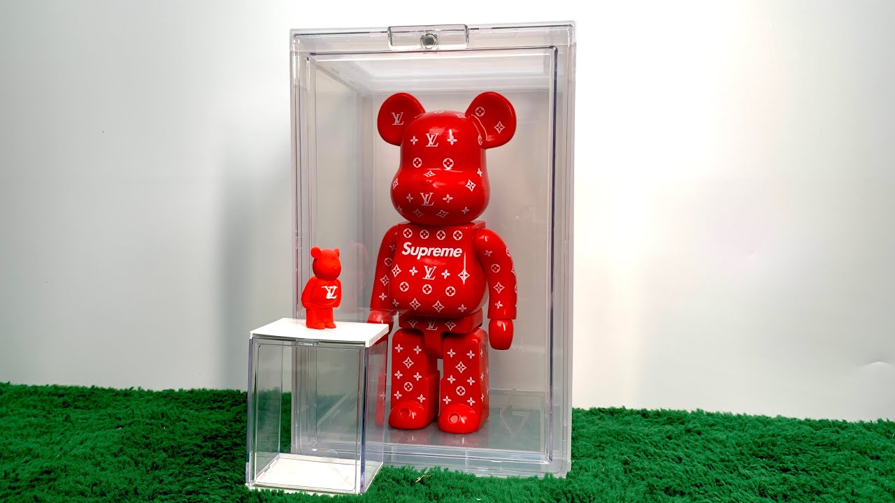 特殊ミラーアート ベアブリック Louis Vuitton Supreme 【公式通販】