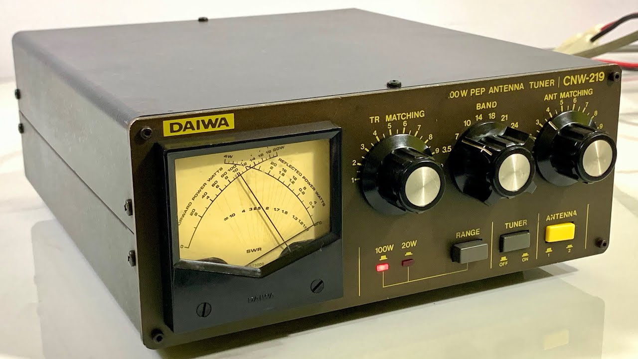 ✨Daiwa CNW-219 HF Tuner 200W PEP✨ - YouTube