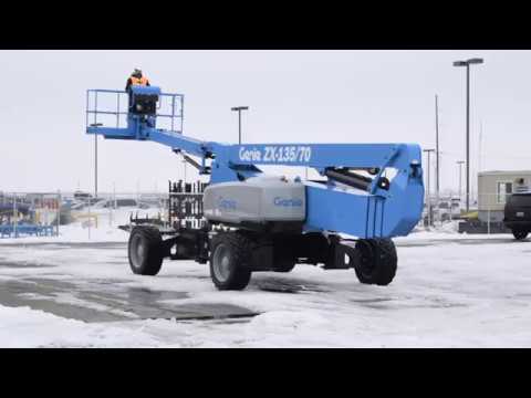 Product Walk-Around: ZX™-135/70 Articulating Boom - ANSI - YouTube